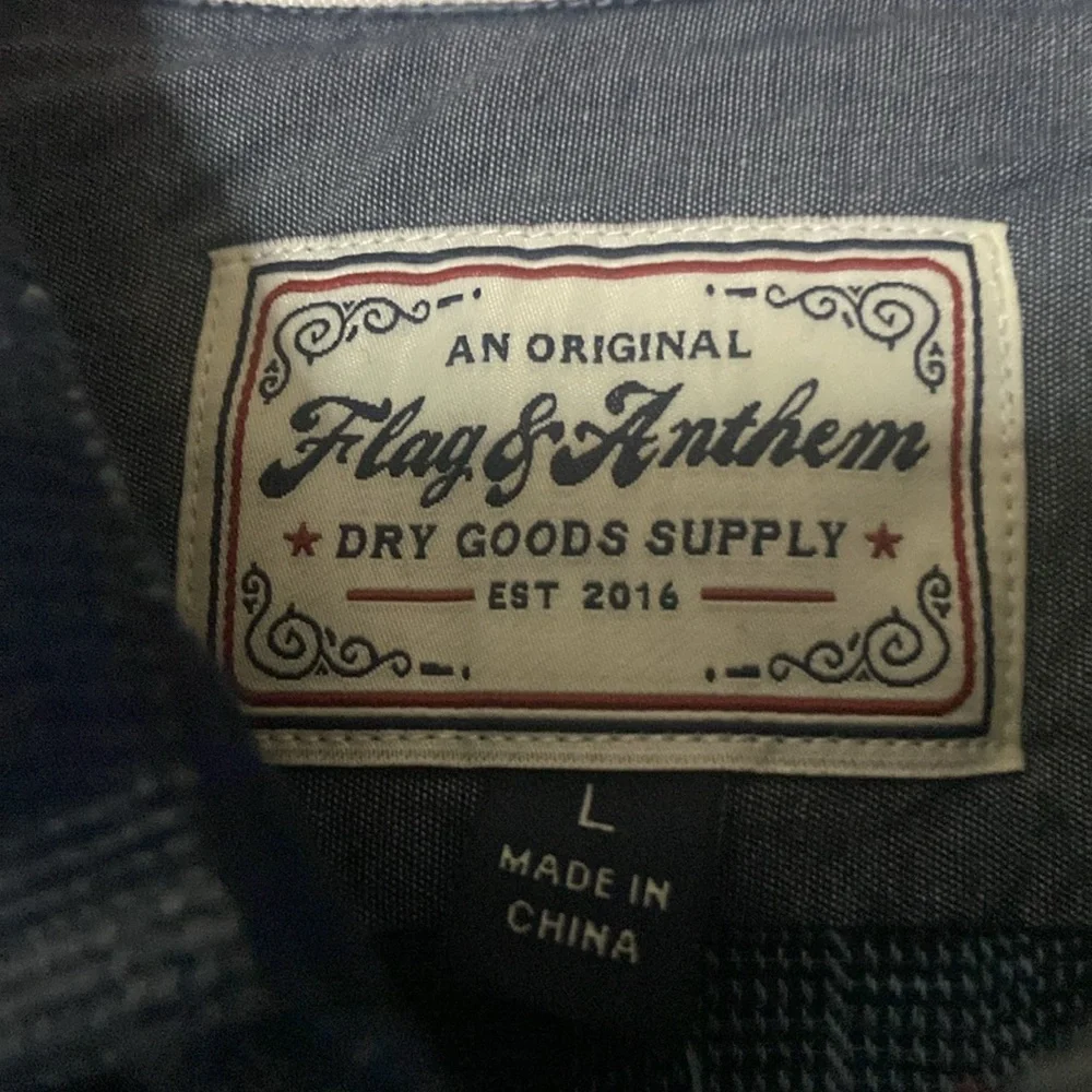 Flag & Anthem 100 percent cotton flannel shirt - Picture 7 of 14